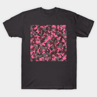 Camouflage Grey Pink T-Shirt